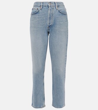 Riley high-rise cropped straight jeans | Agolde