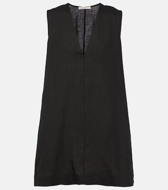 Derya linen minidress | Asceno