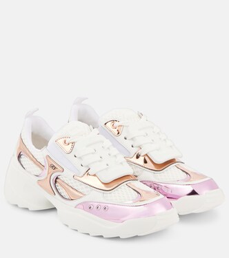 Viv' on the Run leather sneakers | Roger Vivier