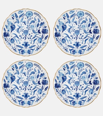 Marino set of 4 porcelain dinner plates | Bitossi