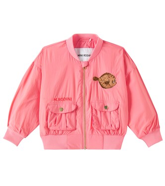 Flundra embroidered bomber jacket | Mini Rodini