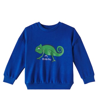 Lizard cotton jersey sweatshirt | Mini Rodini