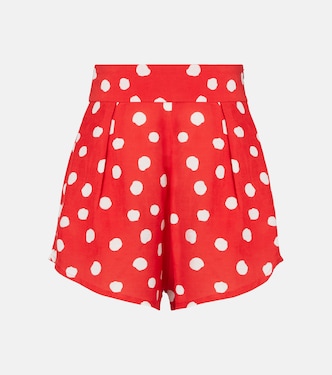 High-rise wide-leg shorts | Adriana Degreas