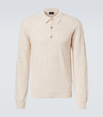 Jacquard wool-blend polo sweater | Etro