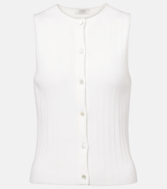 Ribbed cotton top | Vince