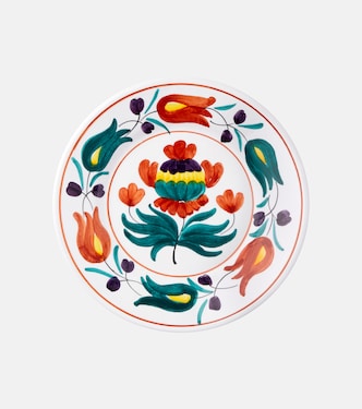 طبق تحلية من السيراميك بطبعات الورود Lia | Cabana