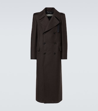 Double-breasted wool-blend coat | Dries Van Noten