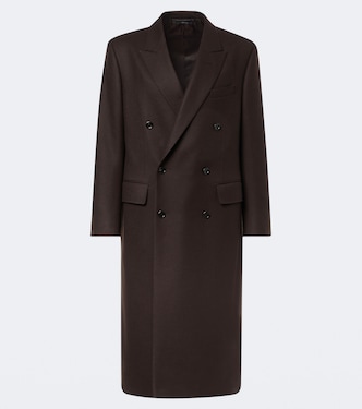 Double-breasted wool coat | Tom Ford