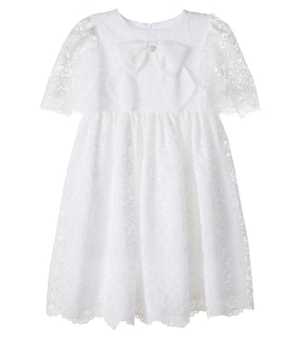 Bow-detail lace dress | Patachou