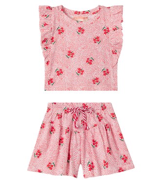 Jardinzinho cotton top and shorts set | Fábula