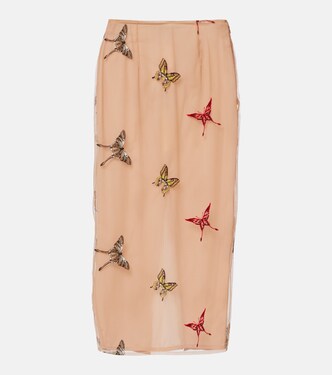 Appliqué midi skirt | Blumarine