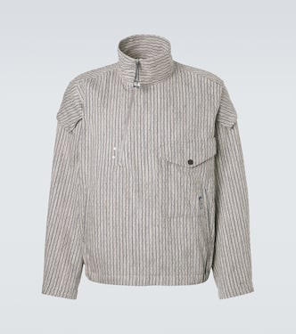 Farkas cotton and linen-blend jacket | Kiko Kostadinov