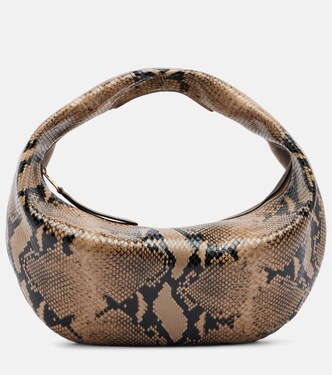 Olivia Medium snake-effect leather tote bag | Khaite