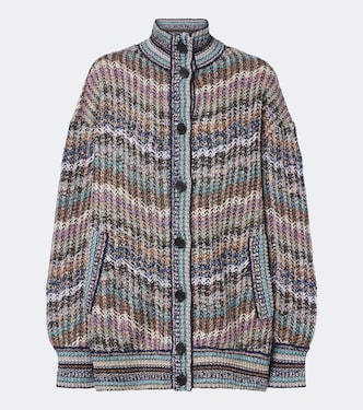 Zigzag cotton and wool-blend cardigan | Missoni