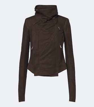 Jacke Classic Biker aus Veloursleder | Rick Owens