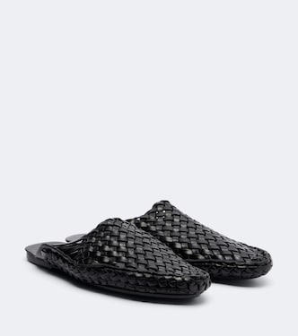 Woven leather mules | The Row
