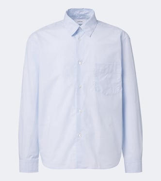 Striped cotton poplin shirt | Lardini
