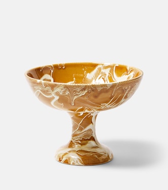 Marbled ceramic fruit stand  | Cabana
