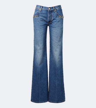 Horsebit flared jeans | Gucci