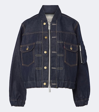 Denim bomber jacket | Sacai