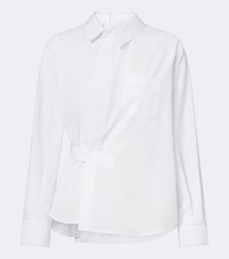 Cotton-blend poplin shirt | Sacai
