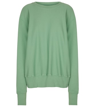 Cotton fleece sweatshirt | Les Tien