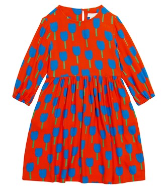 Printed crêpe dress | Stella McCartney Kids