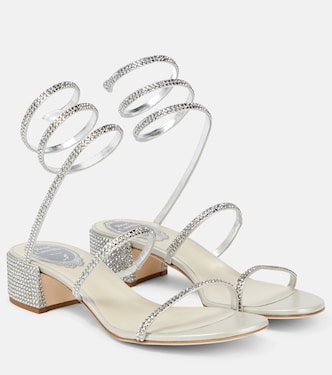 Cleo 45 embellished satin sandals | Rene Caovilla