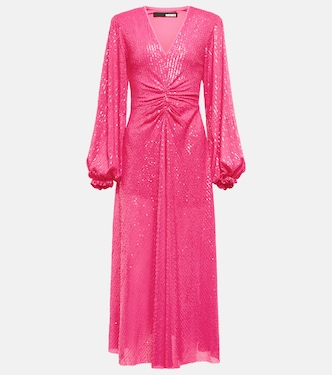 Robe midi à sequins | Rotate