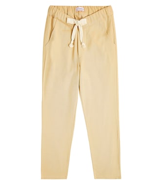 Straight cotton-blend pants | La Coqueta