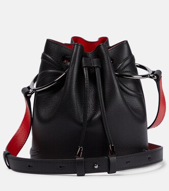 By My Side leather bucket bag | Christian Louboutin