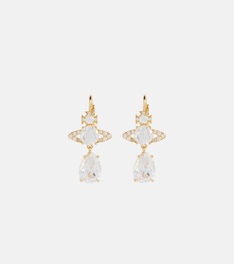 Pendientes de clip Orb con cristales | Vivienne Westwood