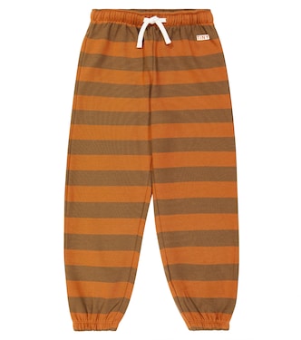 Tiny Stripes cotton-blend sweatpants | Tinycottons