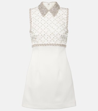Bridal Delaney embellished minidress | Rebecca Vallance