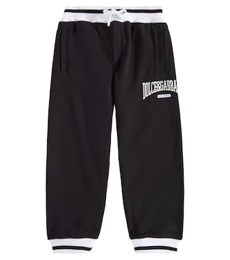 Logo cotton jersey sweatpants | Dolce&Gabbana Kids