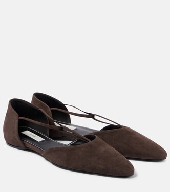 Suede ballet flats | Toteme