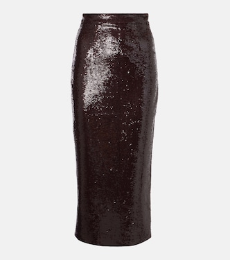 Sequined midi skirt | Roland Mouret