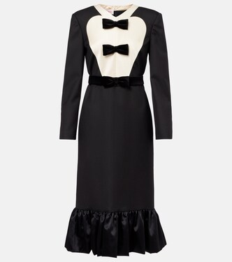 Midikleid aus Schurwolle | Valentino