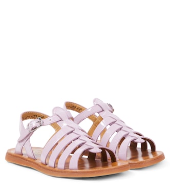 Plagette leather sandals | Pom d'Api