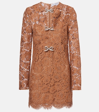 Robe en dentelle à ornements | Self-Portrait