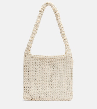Borsa a spalla Didion in tessuto intrecciato | The Row