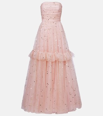 Robe longue à sequins | Jenny Packham