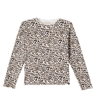 Top in misto cotone con stampa leopardata | The New Society