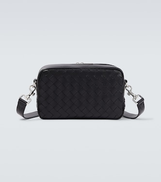 Intrecciato Small leather crossbody bag | Bottega Veneta