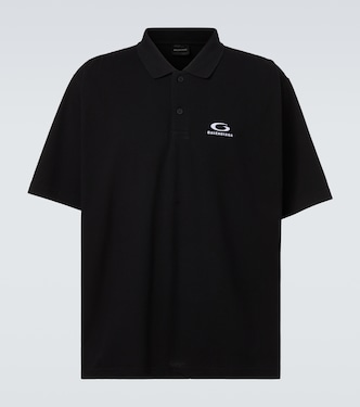 Logo cotton polo shirt | Balenciaga