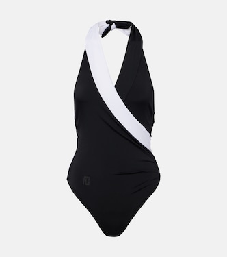 Halterneck swimsuit | Balmain