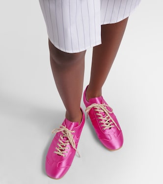 Satin sneakers in pink - Dries Van Noten | Mytheresa