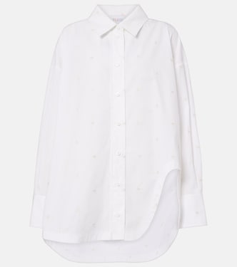 Chemise en coton mélangé à broderie | The Attico