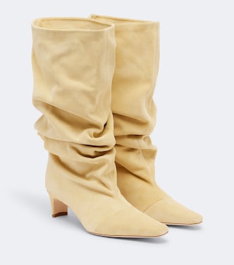 Stiefel Wally aus Veloursleder | Staud