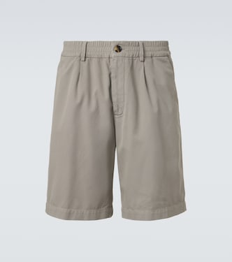 Bermuda-Shorts aus Baumwoll-Gabardine | Brunello Cucinelli
